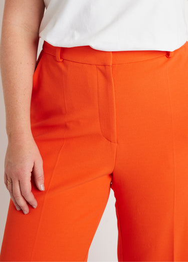 Pantalon fluide large Orange