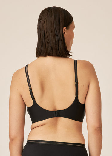 Soutien-gorge sans armatures invisible Noir