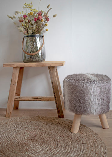 Banc en teck recyclé style rustique chic Naturel