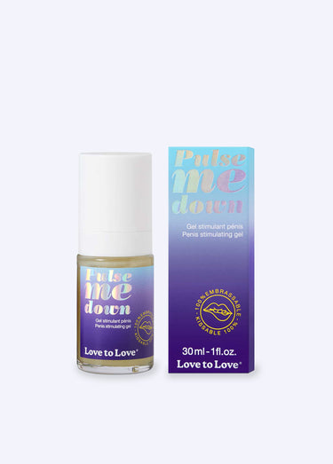 Gel stimulant pénis, Pulse me down Bleu