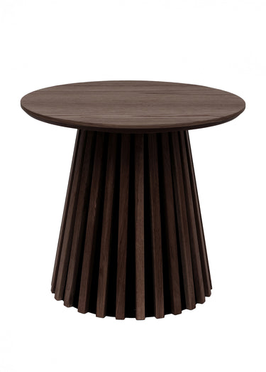Table d'appoint, placage chêne moyen Fumé