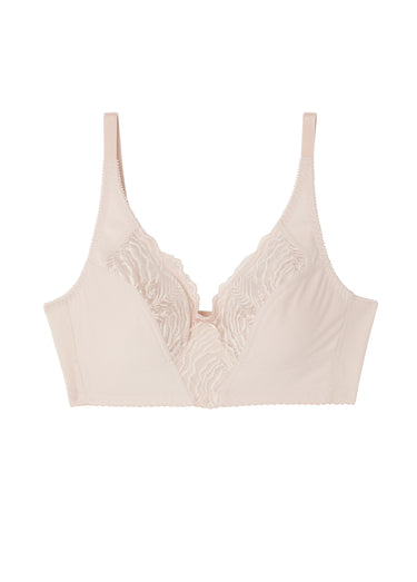 Soutien-gorge bustier sans armatures Poudré
