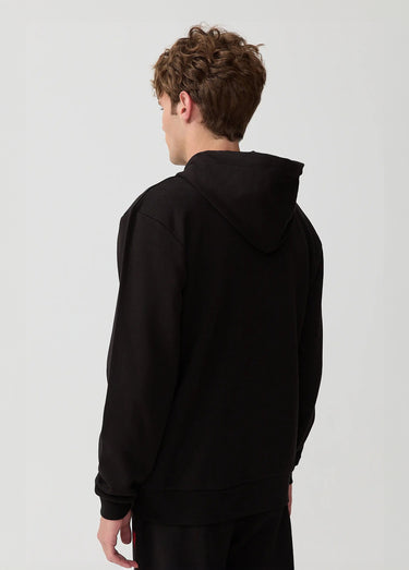 Sweat molletonné zippé à capuche Noir