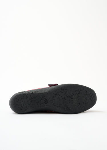 Derbies cuir grande largeur extensibles Bordeaux