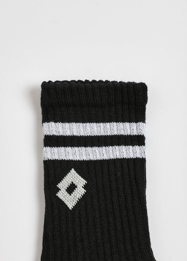 Lot de 3 Chaussettes de sport côtelées Noir