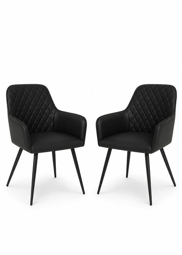 Chaises salle à manger thème vintage 3N Noir