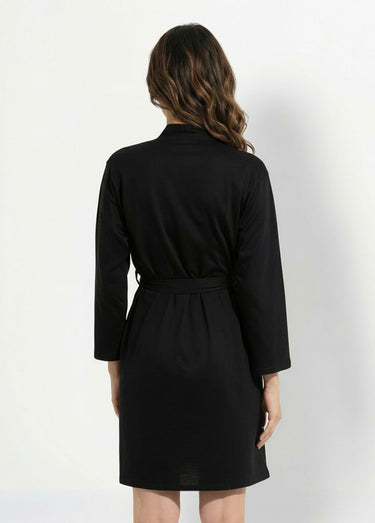 Ensemble Nuisette + peignoir Noir