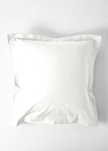 Taie d'oreiller polycoton unie Blanc