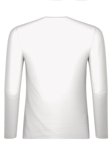 T- shirt col V homme Blanc