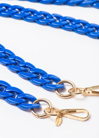 Chaine de téléphone maille colorée Bleu