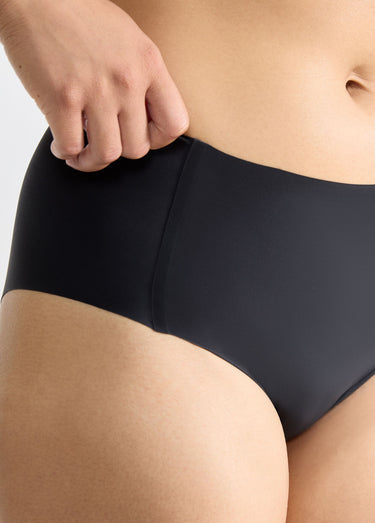 Culotte taille haute invisible Noir