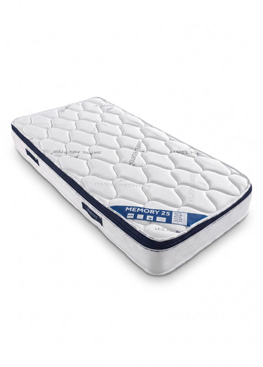 Matelas ferme, mousse à mémoire de forme Blanc