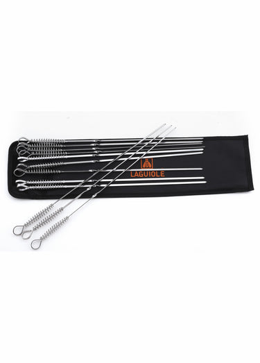 12 pics à brochettes pour barbecue Inox