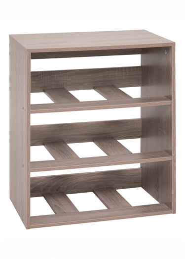Commode façon bois, 3 tiroirs intissé Beige
