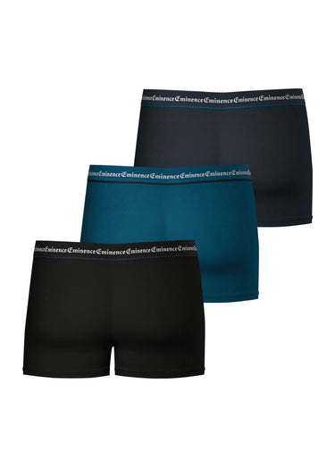 Boxers unis pour homme, Business Noir/Bleu/Gris