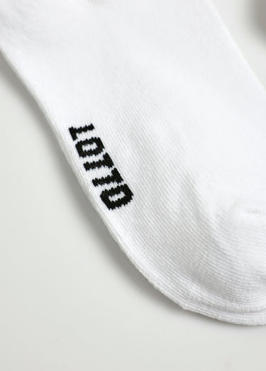 Lot de 3 Socquettes basses logo, foncé Blanc