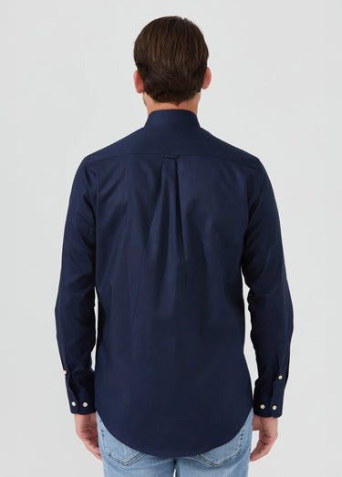 Chemise chic avec col américain Bleu Marine