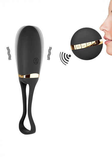 Oeuf vibrant télécommandé Secret delight Noir/Or