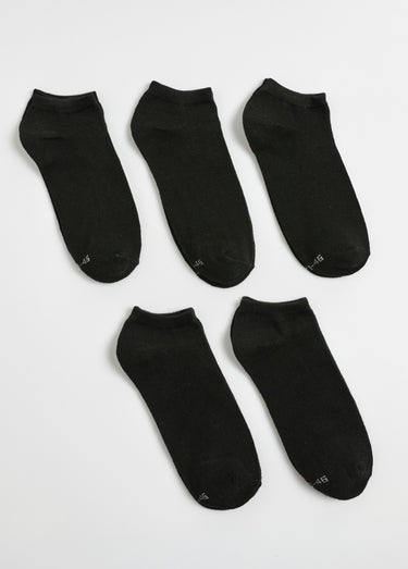 Lot de 5 Socquettes unies Noir