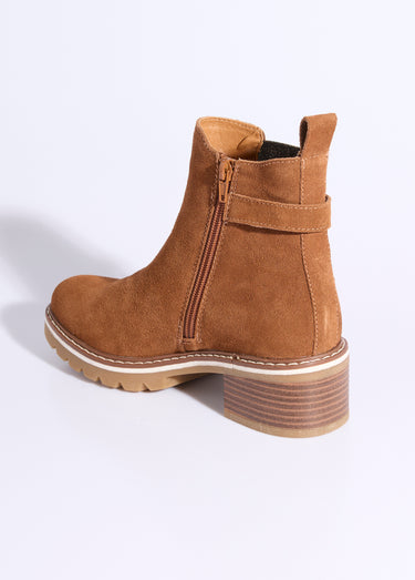 Boots cuir inspiration camarguaises Camel