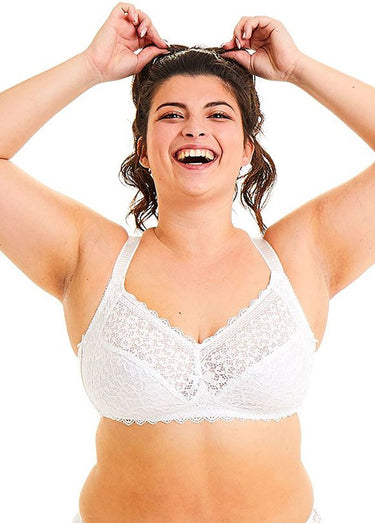 Soutien-gorge confortable sans armatures Blanc