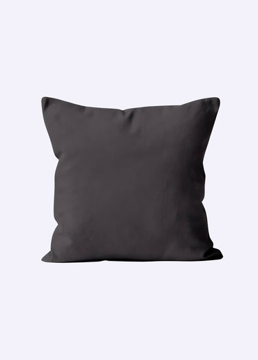 Housse de coussin unie entretien facile Anthracite