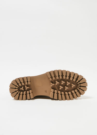 Boots Chelsea effet daim semelle crantée Beige