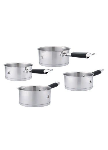 Set 4 casseroles induction 14/16/18/20cm Gris