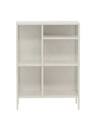 Bibliothèque ouverte, cotés grillagés Blanc