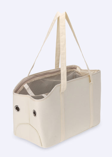 Panier de transport pour petits animaux Ecru