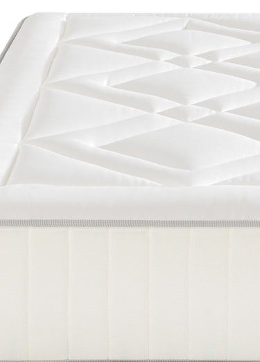 Matelas moelleux cachemire à ressorts, haut. 28cm Blanc