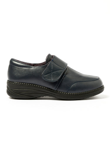 Derbies ouverture scratchée compensés Bleu