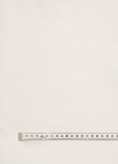 Coupon tissu coton micro plumetis Blanc