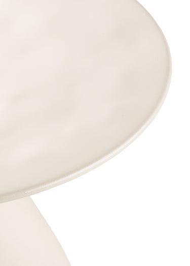 Table d'appoint émaillée haut. 50cm CALAIS Blanc Casse