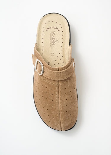 Chaussons mule sabot largeur confort Beige