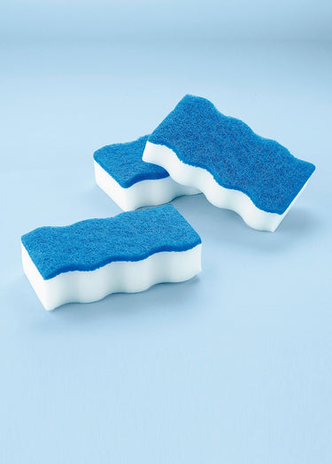 Éponge magique - lot de 3 Bleu / Blanc