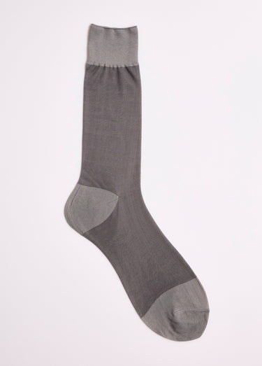 Chaussettes voile unies Gris