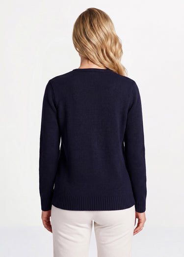 Veste gilet court épais Marine