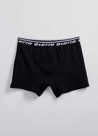 Boxer ceinture élastiquée logo, foncé Noir