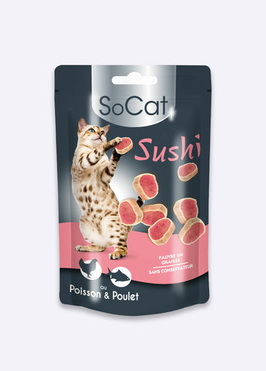 Friandises sushi, pour chat