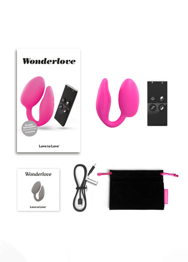 Sextoy stimulateur WONDERLOVE Rose