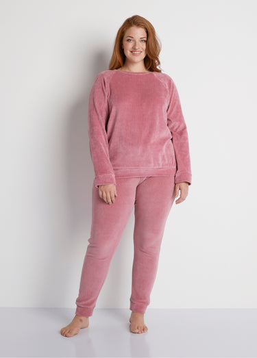 Pantalon de pyjama en velours côtelé Bois De Rose