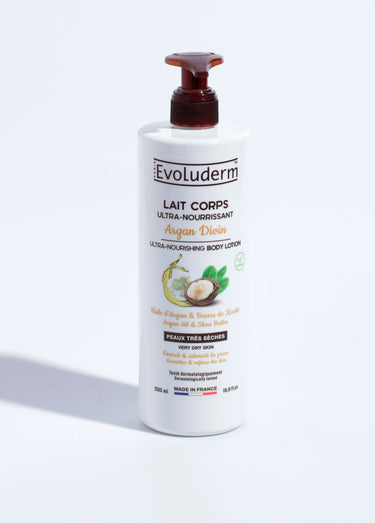 Lait corps nourrissant argan et karité Blanc