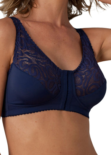 Soutien-gorge sans armatures ouvert devant Marine