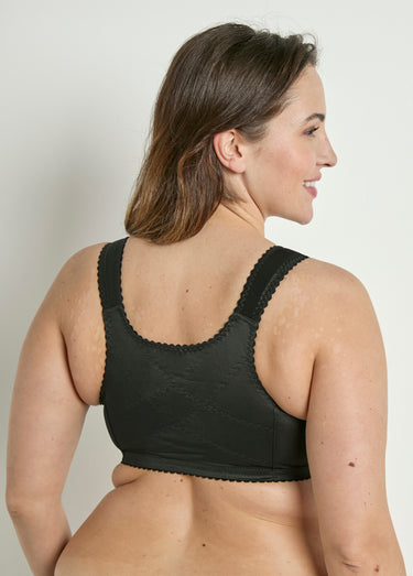 Soutien-gorge sans armatures grand maintien Noir