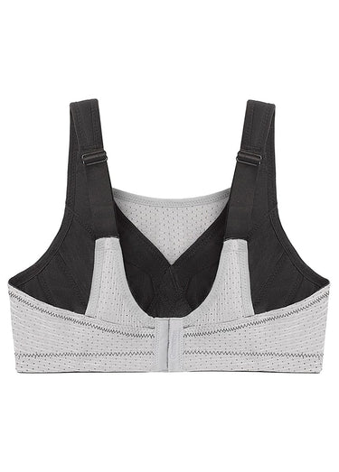 Soutien-gorge Sport contrôle réglable Noir/Gris