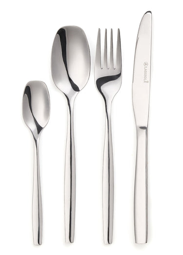 Ménagère 24 pièces inox brillant, Cléa Gris