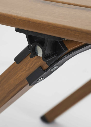 Table basse pliable bois + housse Naturel