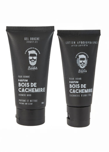 Coffret 5 pièces soin corps homme Marron