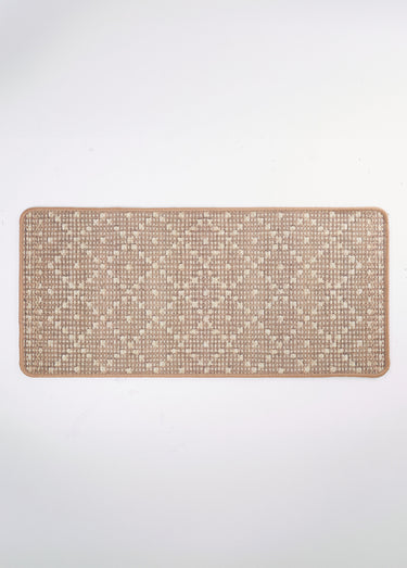 Tapis antidérapant décoratif d'intérieur Beige